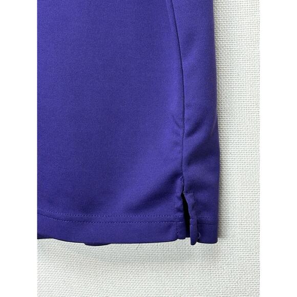 Russell NCAA LSU Tigers Shirt Mens Large Dri-Fit Lightweight Purple Polo Shirt - Picture 4 of 9